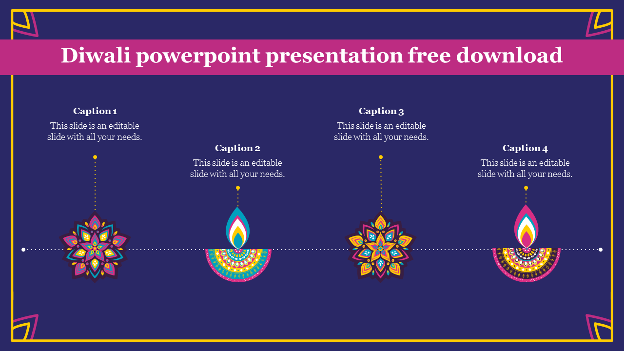 Free - Attractive Diwali PowerPoint Presentation Free Download